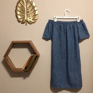 Off the shoulder dress